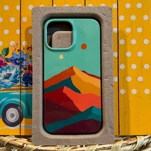 Mountains/Outdoor/Teal Casely IPhone 13 Pro Max/14 Pro Max case Mag Safe